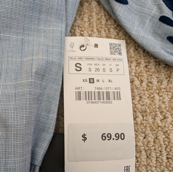 Kate Middleton duchess of Cambridge Zara embroidered dress - Picture 4 of 7